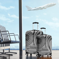 Samoa Siapo Arty Luggage Cover Black Style LT9 - Polynesian Pride