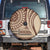 Samoa Siapo Arty Spare Tire Cover Brown Style LT9 - Polynesian Pride