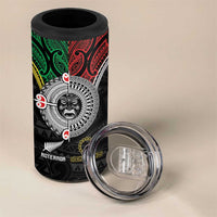 Aotearoa and Cook Islands Mo Te Tiriti 4 in 1 Can Cooler Tumbler New Zealand Honour The Treaty Ake!Ake!Ake!