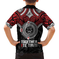Aotearoa and Tonga Mo Te Tiriti Family Matching Tank Maxi Dress and Hawaiian Shirt New Zealand Honour The Treaty Ake!Ake!Ake! LT9 - Polynesian Pride