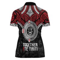 Aotearoa and Tonga Mo Te Tiriti Women Polo Shirt New Zealand Honour The Treaty Ake!Ake!Ake!