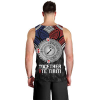 Aotearoa and Samoa Mo Te Tiriti Men Tank Top Tangata Moana Stand with Tangata Whenua