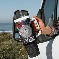 Aotearoa and Samoa Mo Te Tiriti Tumbler With Handle Tangata Moana Stand with Tangata Whenua LT9 - Polynesian Pride