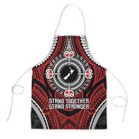 Aotearoa Proud To Be Maori Apron New Zealand Fight Together LT9 Black - Polynesian Pride