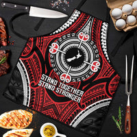Aotearoa Proud To Be Maori Apron New Zealand Fight Together LT9 Black - Polynesian Pride