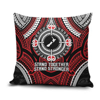 Aotearoa Proud To Be Maori Pillow Cover New Zealand Fight Together - Polynesian Pride
