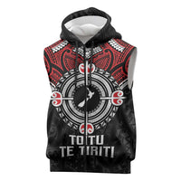 Aotearoa Proud To Be Maori Sleeveless Zip Hoodie New Zealand Fight Together LT9