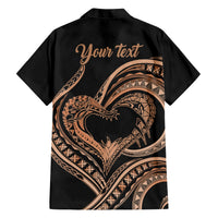 Personalised Valentines Day Romantic Lovers Hawaiian Shirt LT9 - Polynesian Pride