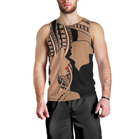 Personalised Valentines Day Romantic Lovers Men Tank Top LT9 - Polynesian Pride