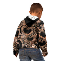 Polynesia Valentines Day Forever In My Heart Tattoo Kid Hoodie Gold Style LT9 - Polynesian Pride