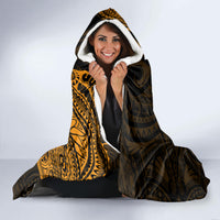 Northern Mariana Islands Ylang-ylang Mwarmwar Hooded Blanket Polynesian Gold Style LT9 - Polynesian Pride