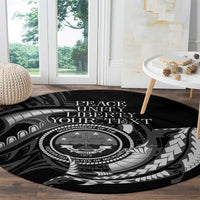 Personalised FSM Culture Day Round Carpet Hammerhead Shark Tribal 2024 LT9 - Polynesian Pride