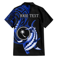 Personalised Chuuk FSM Culture Day Family Matching Off Shoulder Short Dress and Hawaiian Shirt Hammerhead Shark Tattoo 2024 LT9 - Polynesian Pride