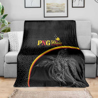 Papua New Guinea 50th Independence Day Blanket Simple Oro Tapa Pattern - Polynesian Pride