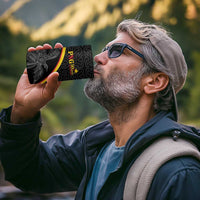 Papua New Guinea 50th Independence Day 4 in 1 Can Cooler Tumbler Simple Oro Tapa Pattern - Polynesian Pride