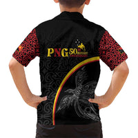 Papua New Guinea 50th Independence Day Hawaiian Shirt Simple Oro Tapa Pattern LT9 - Polynesian Pride