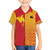 Papua New Guinea Oro Tapa Personalised Hawaiian Shirt Simple Bird of Paradise Style LT9 - Polynesian Pride