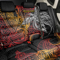 Papua New Guinea Sepik Personalised Back Car Seat Cover PNG Bird of Paradise Tattoo - Polynesian Pride