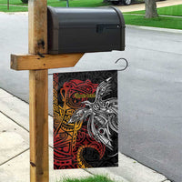 Papua New Guinea Sepik Personalised Garden Flag PNG Bird of Paradise Tattoo - Polynesian Pride