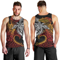 Papua New Guinea Sepik Personalised Men Tank Top PNG Bird of Paradise Tattoo - Polynesian Pride