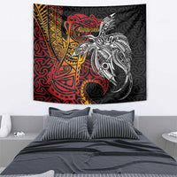 Papua New Guinea Sepik Personalised Tapestry PNG Bird of Paradise Tattoo - Polynesian Pride