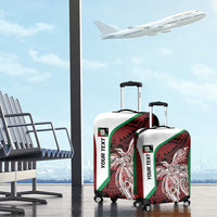 Personalised PNG East New Britain Province Luggage Cover Bird of Paradise Tattoo Flag Motif - Polynesian Pride