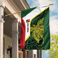 Personalised PNG East Sepik Province Garden Flag Bird of Paradise Tattoo Flag Motif - Polynesian Pride