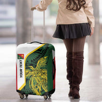 Personalised PNG East Sepik Province Luggage Cover Bird of Paradise Tattoo Flag Motif - Polynesian Pride