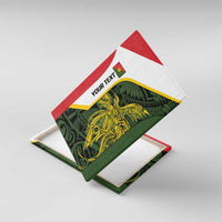 Personalised PNG Eastern Highlands Canvas Wall Art Bird of Paradise Tattoo Flag Motif - Polynesian Pride