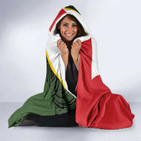 Personalised PNG Eastern Highlands Hooded Blanket Bird of Paradise Tattoo Flag Motif - Polynesian Pride