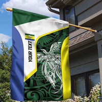 Personalised PNG Morobe Province Garden Flag Bird of Paradise Tattoo Flag Motif - Polynesian Pride