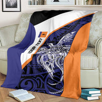 Personalised PNG New Ireland Blanket Bird of Paradise Tattoo Flag Motif - Polynesian Pride