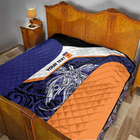 Personalised PNG New Ireland Quilt Bird of Paradise Tattoo Flag Motif - Polynesian Pride