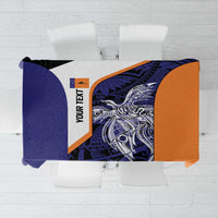 Personalised PNG New Ireland Tablecloth Bird of Paradise Tattoo Flag Motif - Polynesian Pride