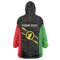 Personalised PNG Southern Highlands Province Wearable Blanket Hoodie Bird of Paradise Tattoo Flag Motif - Polynesian Pride