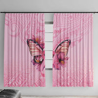 Faith Hope Love Butterfly Ribbon Personalised Window Curtain