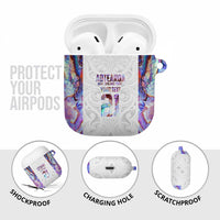 Custom New Zealand Aotearoa AirPods Case Pink Maori Paua Shell Indigenous LT9 - Polynesian Pride
