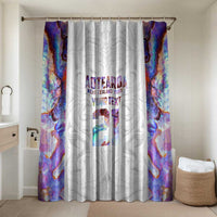 Custom New Zealand Aotearoa Bathroom Set Pink Maori Paua Shell Indigenous - Polynesian Pride