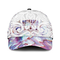 New Zealand Aotearoa Classic Cap Pink Maori Papua Shell Indigenous LT9 Universal Fit Pink - Polynesian Pride