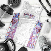 Custom New Zealand Aotearoa Men Tank Top Pink Maori Paua Shell Indigenous LT9 - Polynesian Pride