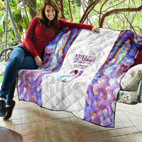 Custom New Zealand Aotearoa Quilt Pink Maori Paua Shell Indigenous - Polynesian Pride