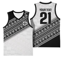 2026 Autumn Rugby Nations Fiji Custom Basketball Jersey Fijian Tapa Tribal Lauhala Inspired LT9 - Polynesian Pride