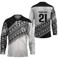 2026 Autumn Rugby Nations Fiji Custom Hockey Jersey Fijian Tapa Tribal Lauhala Inspired LT9 - Polynesian Pride