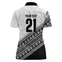 2026 Autumn Rugby Nations Fiji Custom Women Polo Shirt Fijian Tapa Tribal Lauhala Inspired LT9 - Polynesian Pride