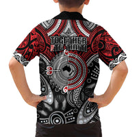 Aotearoa and Australia Family Matching Tank Maxi Dress and Hawaiian Shirt New Zealand Honour The Treaty Ake!Ake!Ake! LT9 - Polynesian Pride