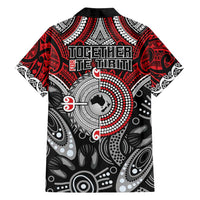 Aotearoa and Australia Family Matching Tank Maxi Dress and Hawaiian Shirt New Zealand Honour The Treaty Ake!Ake!Ake! LT9 - Polynesian Pride