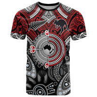 Aotearoa and Australia T Shirt New Zealand Honour The Treaty Ake!Ake!Ake!