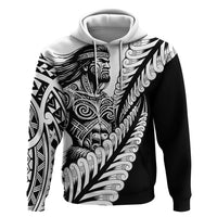 Koru Fern New Zealand Maori Tribal Warrior Hoodie