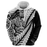 Koru Fern New Zealand Maori Tribal Warrior Hoodie
