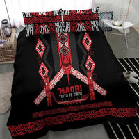 Toitu Te Tiriti Waitangi Bedding Set Black Wharenui House LT9 - Polynesian Pride